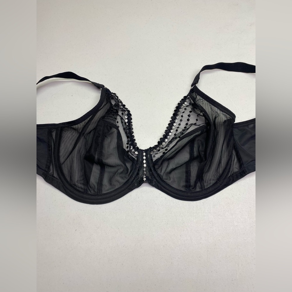 Elomi BLK Unlined Underwire, 34J *P1080